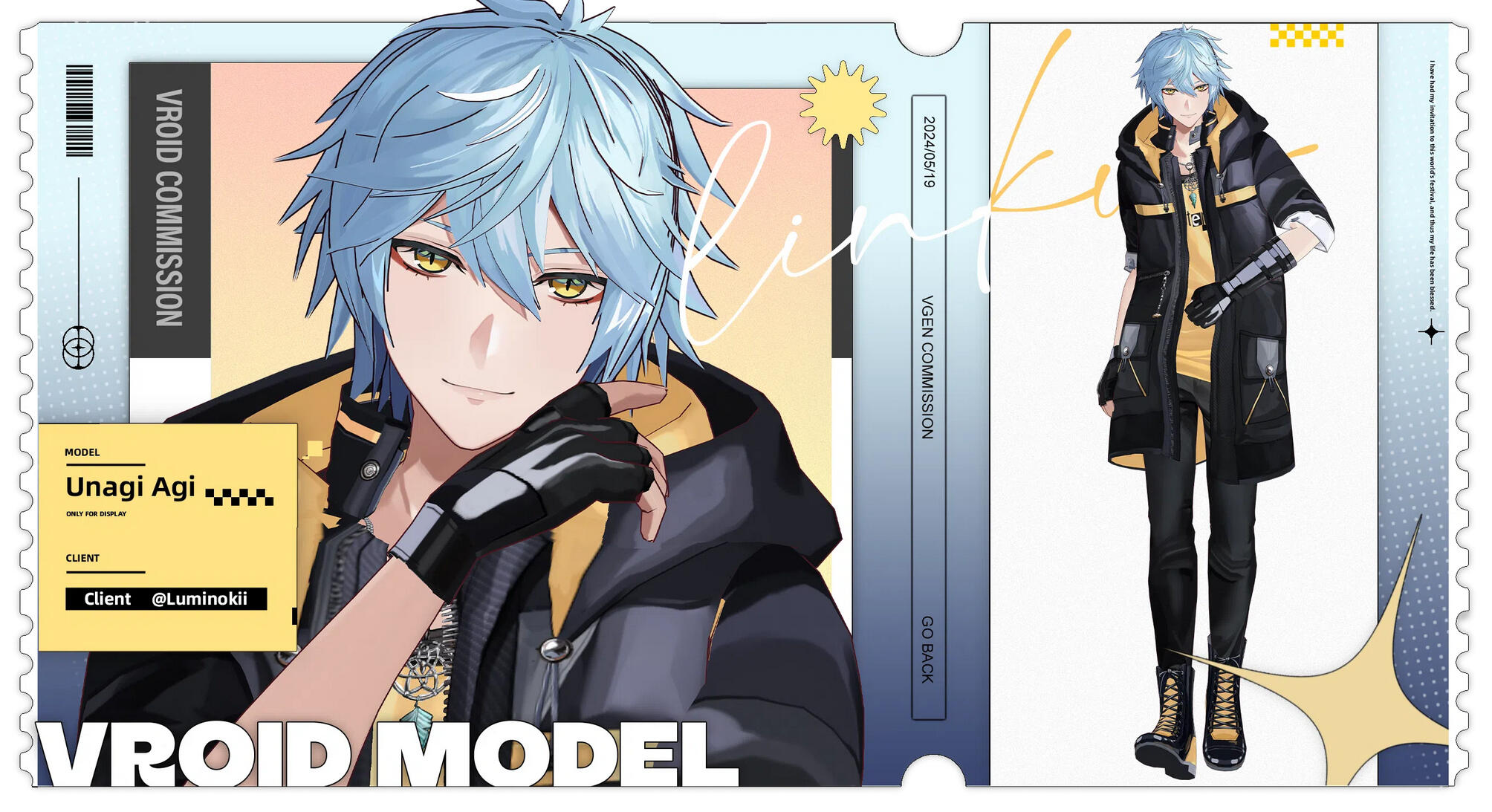 Vroid Model by @unagi_agi